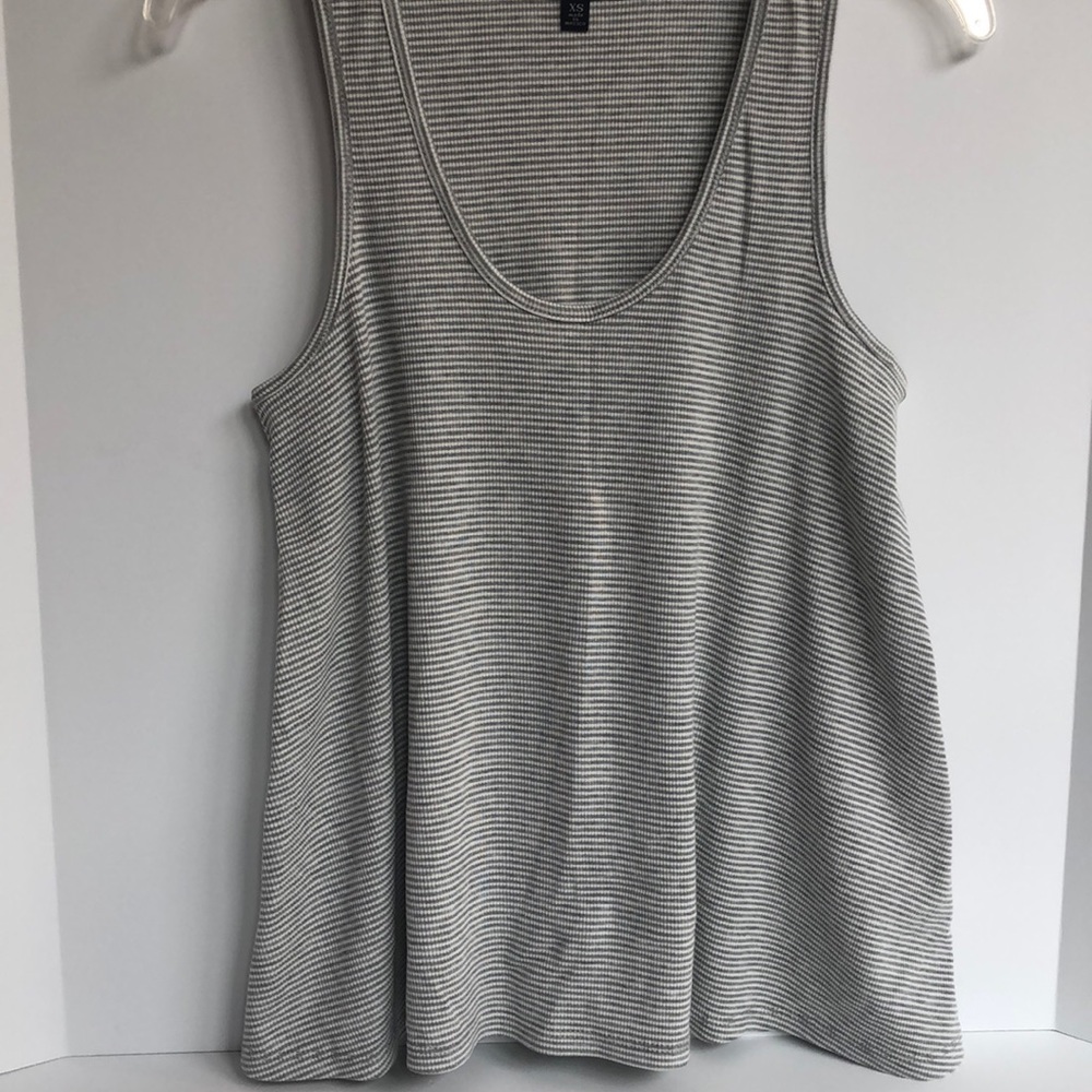 One clothing striped and ribbed swing tank size XS